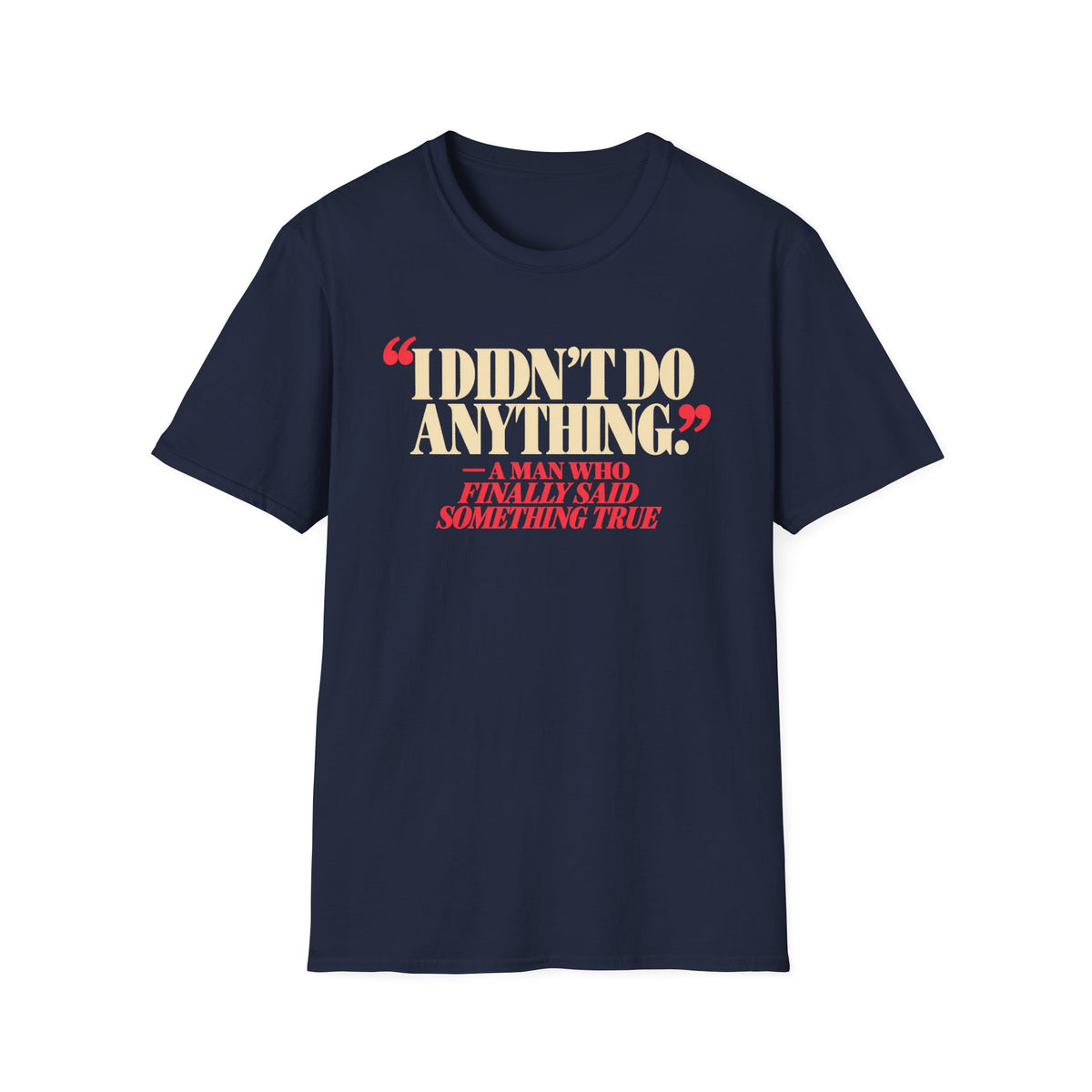 I Didn't Do Anything