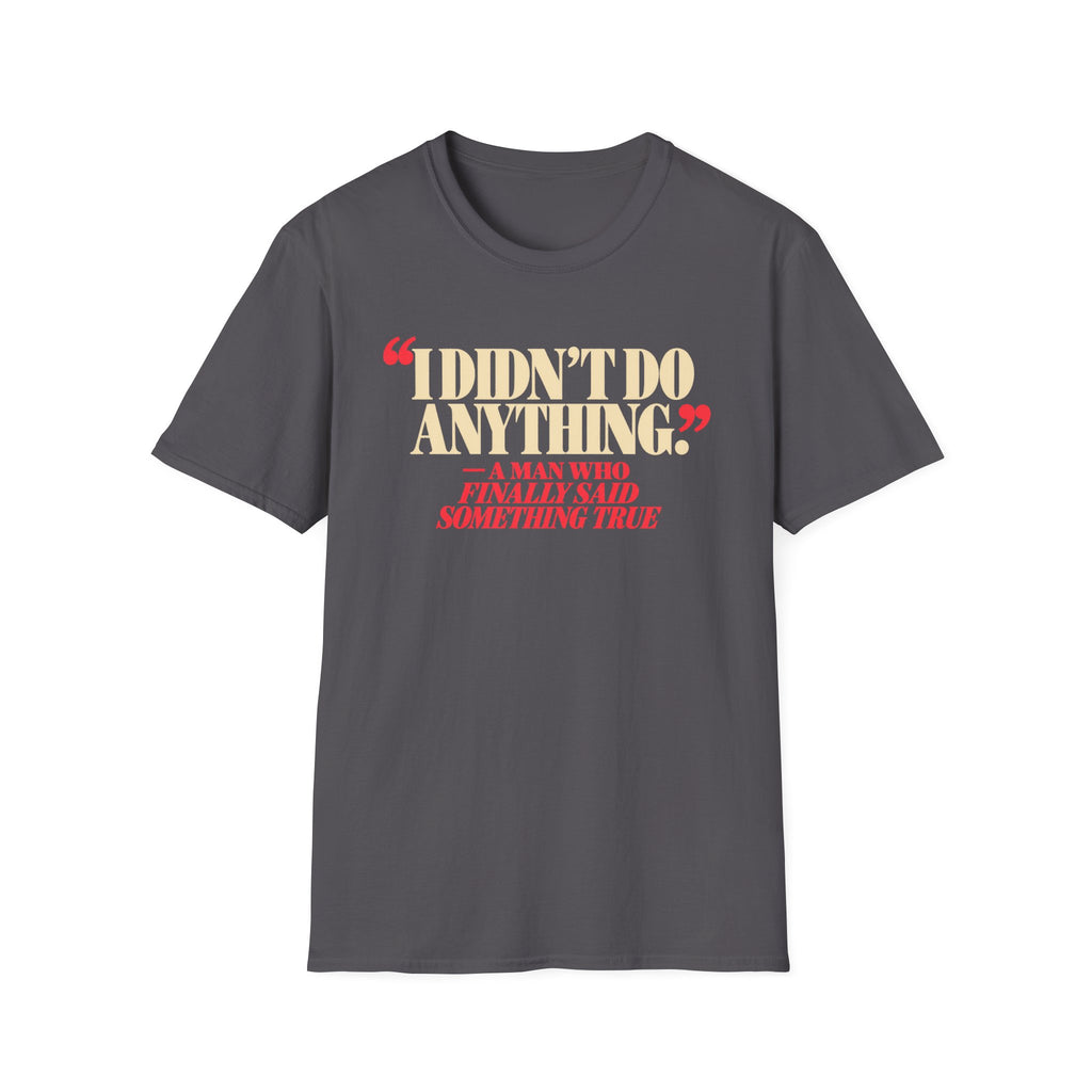 I Didn't Do Anything