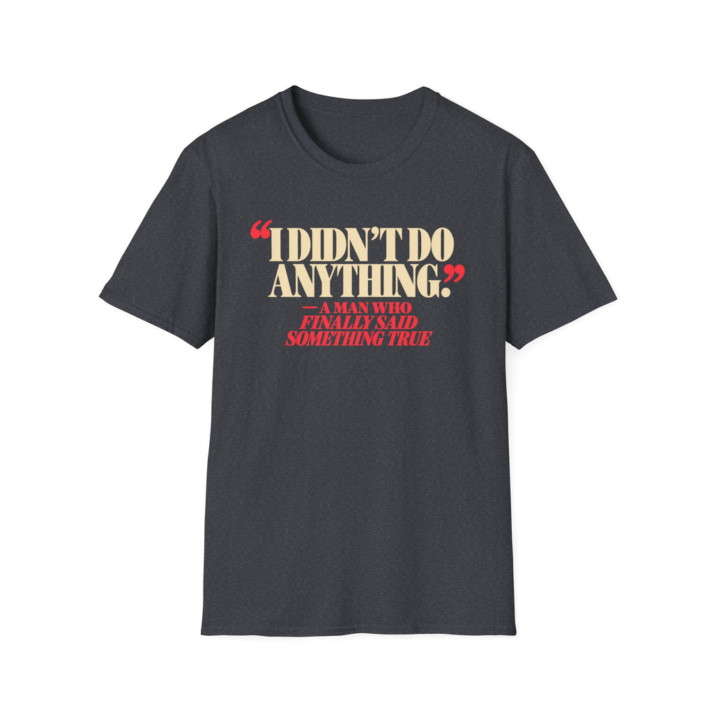 I Didn't Do Anything