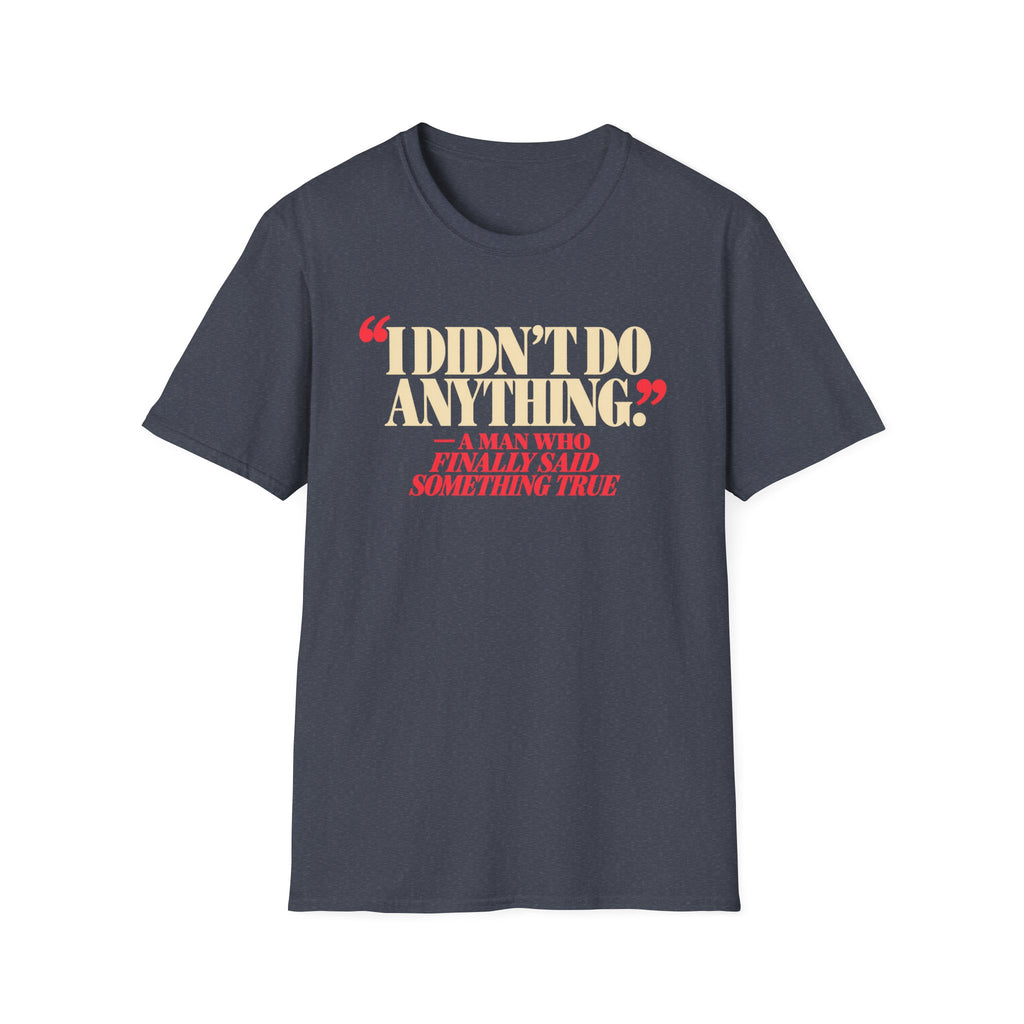 I Didn't Do Anything
