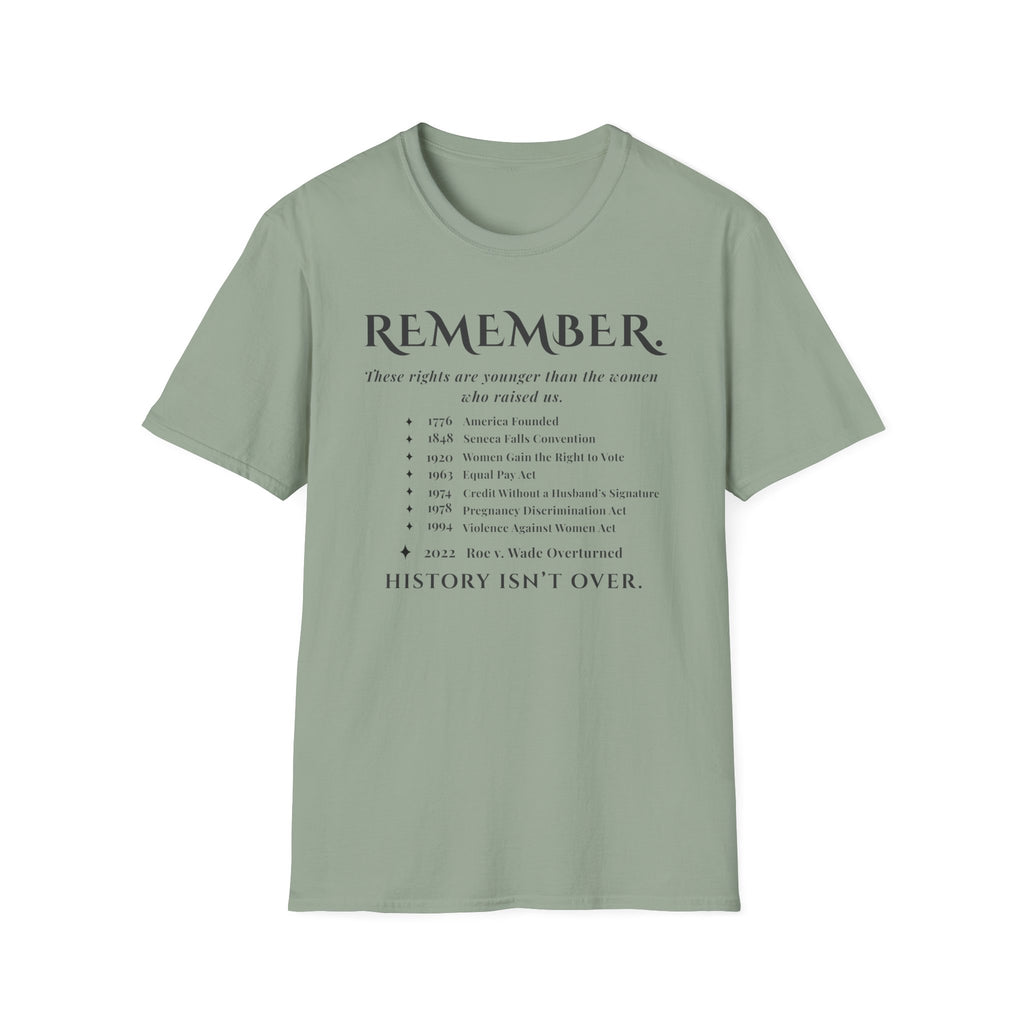 Remember- History Isn't Over