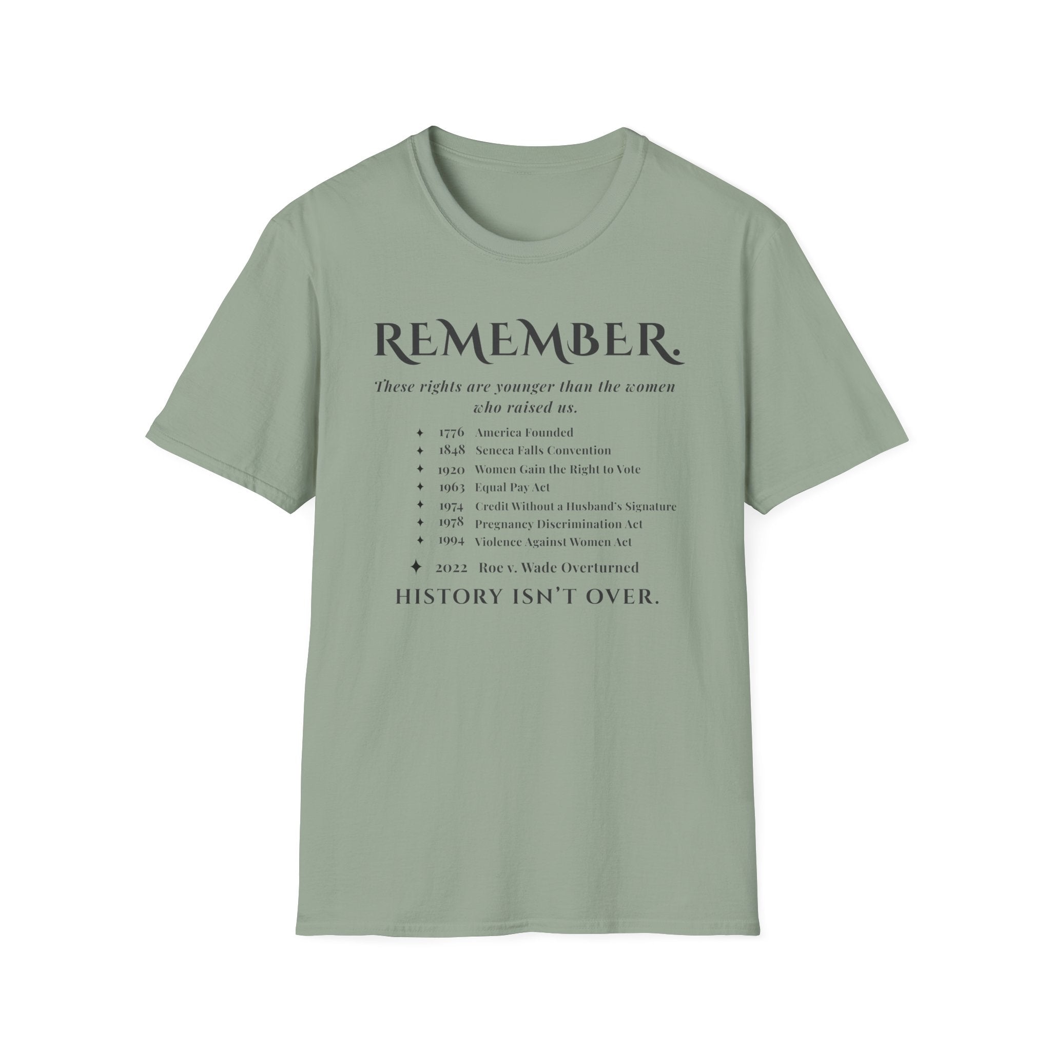 Remember- History Isn't Over